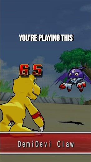 Digimon World Data Squad: Agumon vs DemiDevimon #shorts