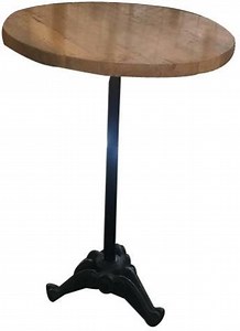 Wooden Round Cafe Table at Rs 4500 in Jodhpur - ID: 5261574 | Shiv Iron Foundry