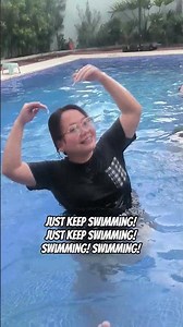 What do we do? We Swim! Just Keep Swimming! Swimming! 🏊🏻‍♂️ #funny #cute #swimming #viralshorts