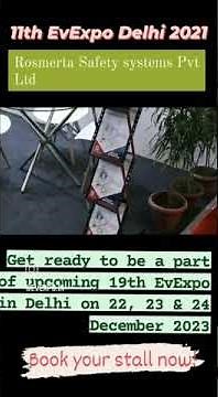 Rosmerta Safety Systems Pvt Ltd | 11th EvExpo Delhi 2021