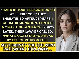 They Made Me Quit After 21 Years… Their Biggest Mistake. Now Their Lawyer Is Panicking