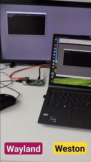 Raspberry Pi 5 VNC Screen Sharing in Wayland and Weston #shorts #raspberrypi