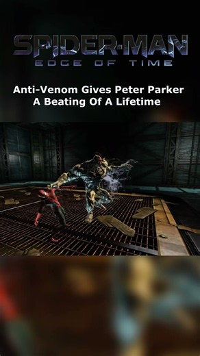 Spider-Man Edge Of Time - Anti-Venom Gives Peter Parker A Beating Of A Lifetime