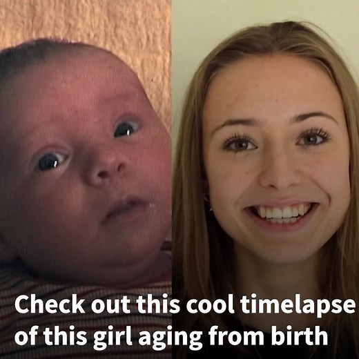 3.2M views · 10K reactions | This dad filmed his daughter every week for 20 years and the transformation is incredible!  | VT | Facebook