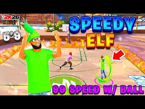 TAKING OVER SUNSET BEACH PARK W/ MY 5'9 "SPEEDY ELF" BUILD IN NBA 2K26! BEST COMP GUARD BUILD 2K26!