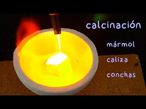 Calcination of Marble, Limestone and Seashells. How to Make Quicklime