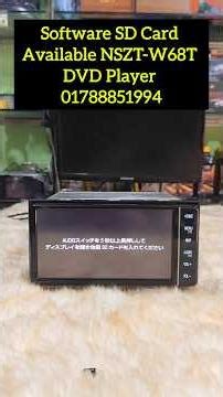 NSZT-W68T DVD Player Software Sd Card Available #viralvideo #automobile #carmodifications #toyota