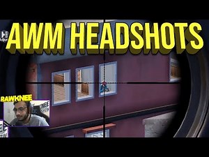 AWM and 8X Headshots | RAWKNEE SNIPING | PUBG MOBILE HIGHLIGHTS
