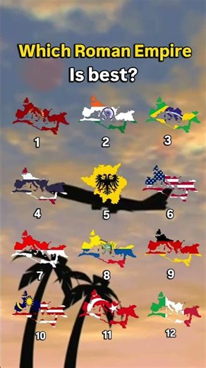 Which is the best Roman Empire? #world #romanempire #map #geography #flag #country #comment #memes