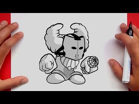 How to Draw Tricky the Clown - Friday Night Funkin Mod