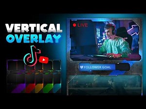 Free TikTok Live Overlay for Vertical Streams!