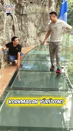 Cam Köprüde İlk Adım Krizi! 🤣😳