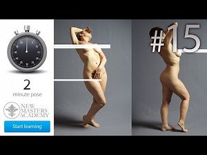 Daily Life Drawing Session #15 (Free Timed Figure Model Reference)