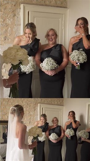 A bridesmaids first look (Ellie, the beautiful bride to be)