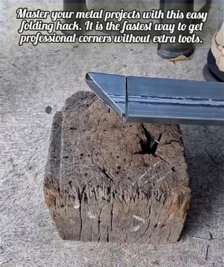 The Easiest Way To Fold Perfect Metal Corners