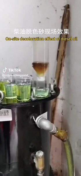 Restauración Efectiva del Diesel con Arena Decolorante