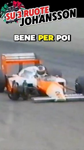 Storia F1 - Johansson secondo su 3 ruote! Hockenheim 1987