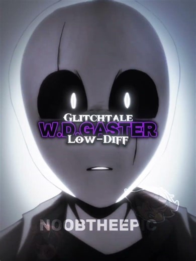 Glitchtale!Gaster vs Echo!Gaster (Ultratale) | NoobTheEpic