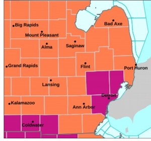 Extreme Heat Warning issued for several Michigan counties, temps to feel like 105  degrees