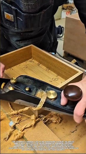 Precision Box Flattening with Hand Plane | Fine Woodworking Technique.