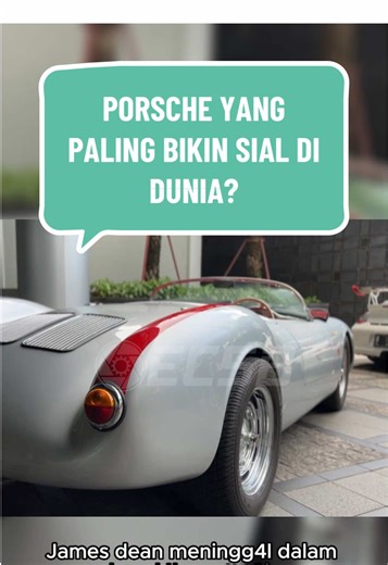 CERITA PORSCHE PALING TERKUTUK DI DUNIA. #ecsb (James Dean Porsche 550 Sypder)