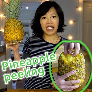 7.5M views · 10K reactions | How to Pull Apart a PINEAPPLE| Pineapple Peeling - Fruity Fruits  | Emmymade | Facebook