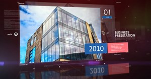 Dynamic Corporate Presentation with Futuristic Digital Slides