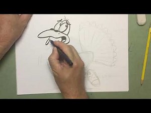 Dave McDonald's How to Draw Cartoons #77: Run Turkey Run!