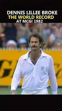 Dennis Lillee Broke the World Record on that day at MCG - Analysis #short #cricket ##cricketlover