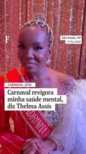 Folha de S.Paulo | A apresentadora Thelma Assis marcou presença na primeira noite de desfiles das escolas de samba de São Paulo, no sambódromo do Anhembi.... | Instagram