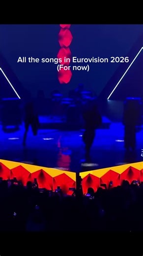All the songs in Eurovision 2026 for now #eurovision #2026 #bella #novazora