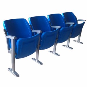 [Hot Item] Comfortable Durable Plastic Arenas Grade Bleacher Backrest Football Sports Stadium Chairs Seating