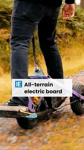 Introducing the ultimate adventure companion: all-terrain electric board. Conquer any terrain with ease and speed, while experiencing a thrilling ride like no other. #engineering | Interesting Engineering