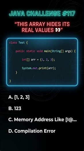 Why Does Java Print [I@ Instead of Array Values? 😱