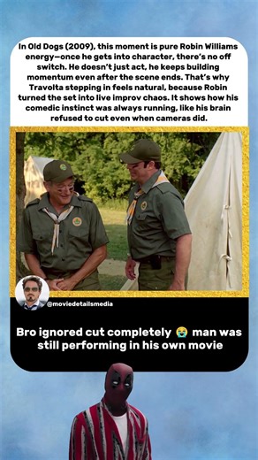 Robin Williams Ignored “Cut”… And Kept Going 😭 | Old Dogs (2009)