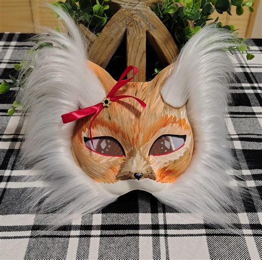Red Fox Mask for Therians & Furries | Realistic Faux Fur Animal Mask | Quadrobics Gear | Fox Cosplay Fursuit Accessory | One-of-a-kind - Etsy