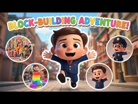 Building Blocks Song for Kids 🧱 | Let’s Build a City! | Nursery Rhymes & Kids Music