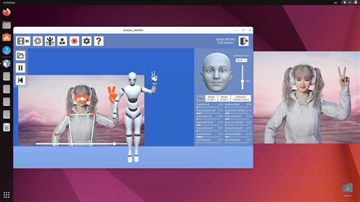 Dollars MONO Linux 版登场！[AI无穿戴视频动捕][视觉实时动捕]