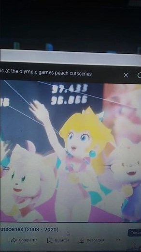 💗 Mario & Sonic at the London 2012 Olympic Games - Peach Cutscenes 💗