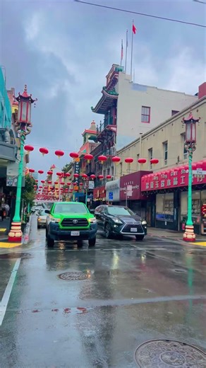 USA 🇺🇸 California San Francisco china town street waking short video
