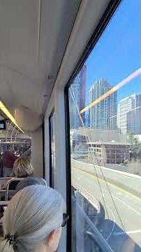Sound Transit Link Light Rail New 2 Line Opening Day Arriving at Bellevue Downtown Station 3-28-2026