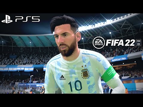 FIFA 22 - Argentina vs. Brazil - Qatar 2022 World Cup Qualification Full Match PS5 Gameplay | 4K