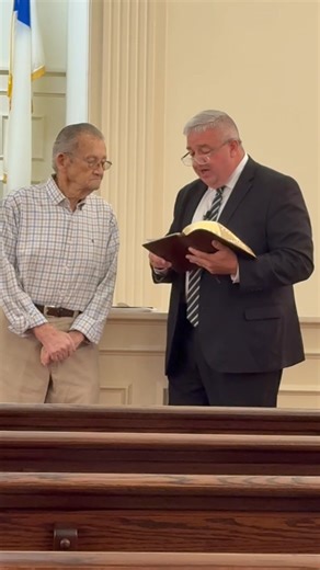 Papa Charles was honored today at Sandy Groves Homecoming. He has been a member since 1956!! | Tracy Wilkins Miller