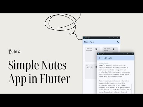 Flutter Mini Class #10 — Build a Simple Notes App from Scratch