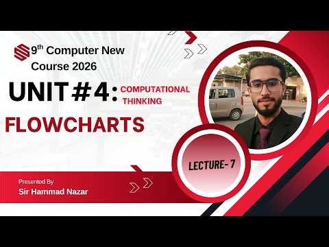 Flowcharts | Algorithm Design Methods | 9th Computer - Chapter 4- Lec - 7