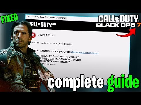 How To Fix Call of Duty® Black Ops 7 DirectX Error 🔧 (PC)