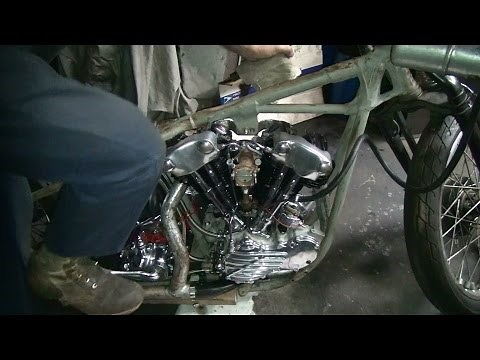 1940 EL 61ci Knucklehead #133 motor rebuild kick start get running Harley tatro machine