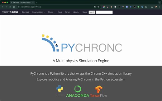 Pychrono的安装教程（一） python版