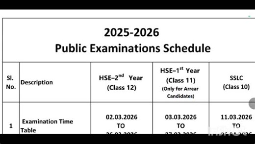 2025-2026 10th | 11th | 12th | Public Exam time table #examtime #exam #exams #examstress #exampreparation #examseason #exammemes #study #examprep #examweek #examination #education #studentlife #examsover #students #examtips #examresults #studymotivation #studygram #examsarecoming #exames #examstime #examsmemes #assignmenthelp #student #upsc #onlineexam #exame #onlineclasses #onlineexams | Victor