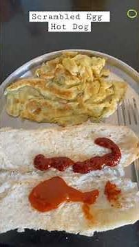 Scrambled Egg Hot Dog | New Breakfast Recipe | East & Quick | By Nirmal Gupta #shorts #newrecipe
